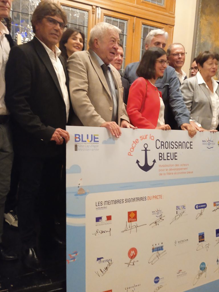 Signature du pacte de croissance bleue